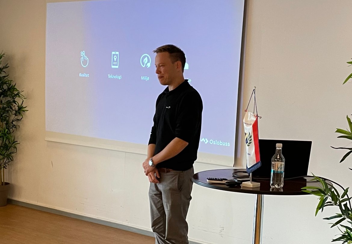 Henrik Welhaven fra OsloBuss. 